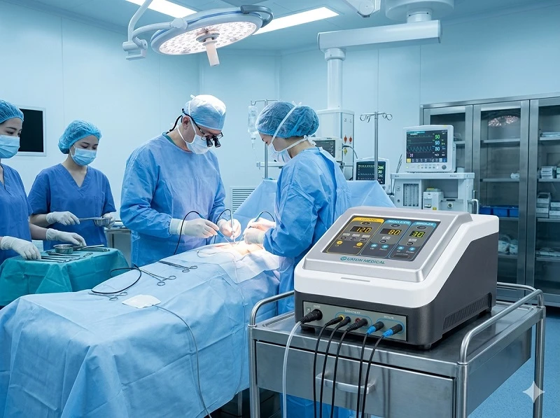 Dao mổ điện cao tần trong phòng mổ