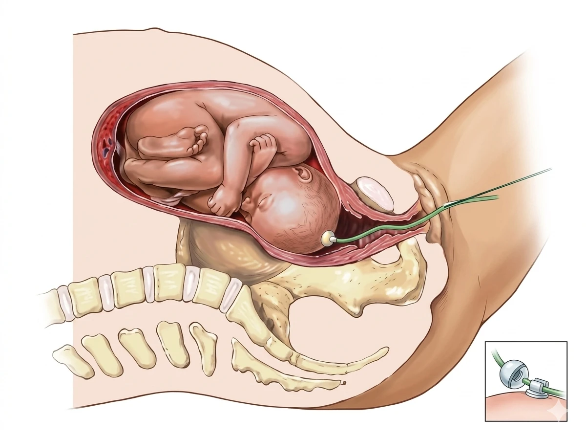 Đo CTG bằng điện cực da đầu thai nhi